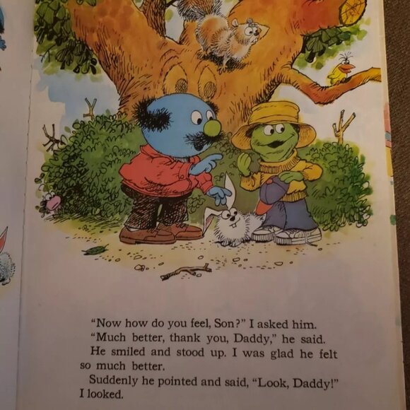 Vintage Sesame Street I'm My Mommy Daddy 2-in-1 Book Reversible 1975 Hardcover - Picture 7 of 16